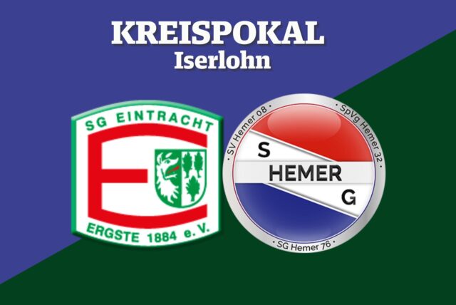 Collage aus den Vereinslogos von der SG Eintracht Ergste und der SG Hemer.