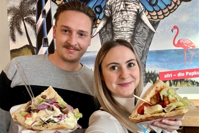 Steak-Döner bei „Der Thüringer“ in Dortmund am Alten Markt