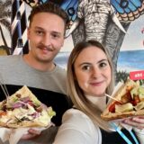 Steak-Döner bei „Der Thüringer“ in Dortmund am Alten Markt