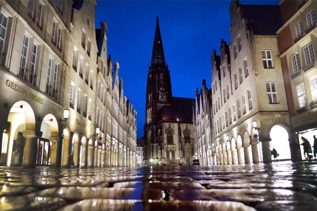 Lamberti-Kirche in Altstadt von Münster