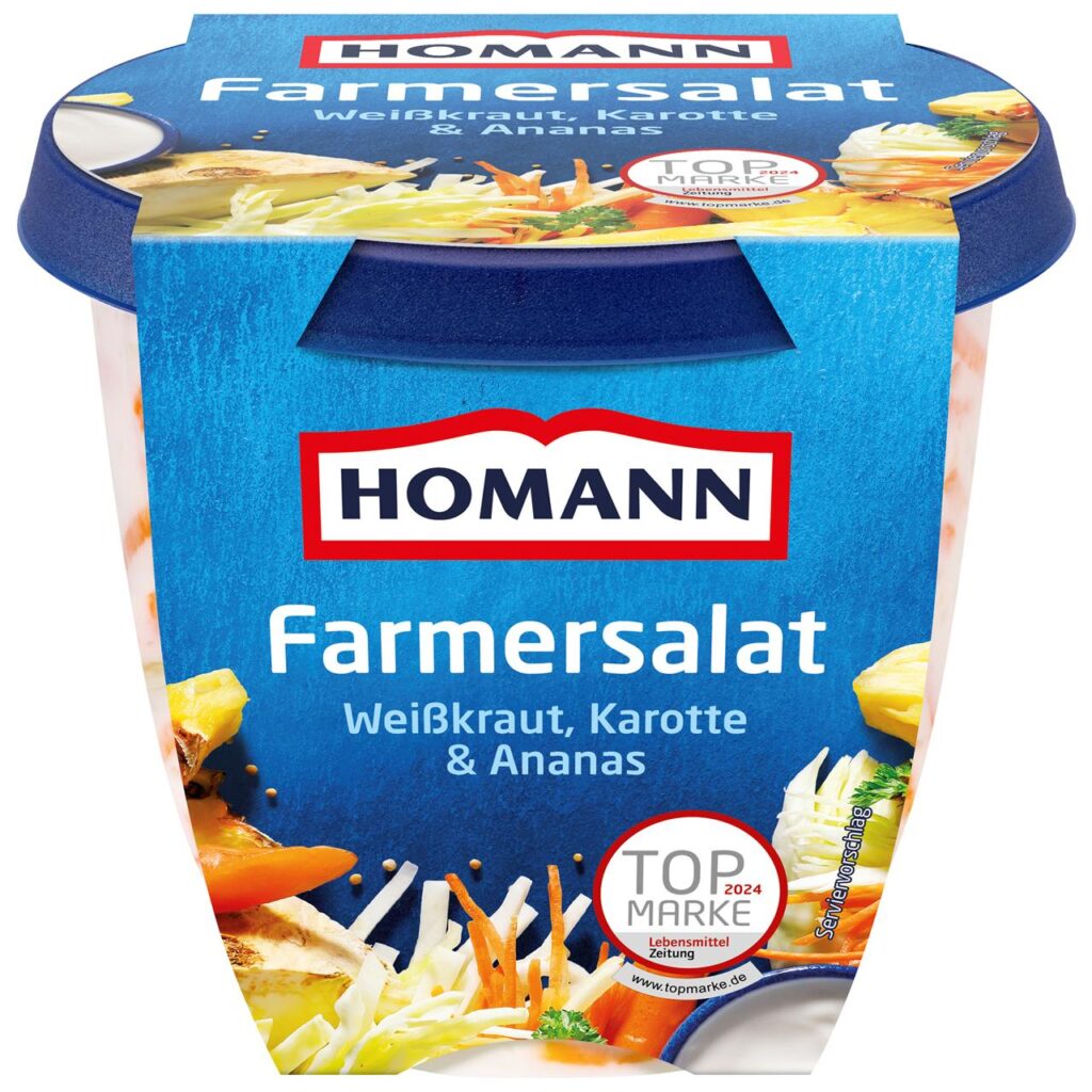 Der Homann-Farmersalat ist von der Rückrufaktion betroffen. Der Homann-Farmersalat ist von der Rückrufaktion betroffen.