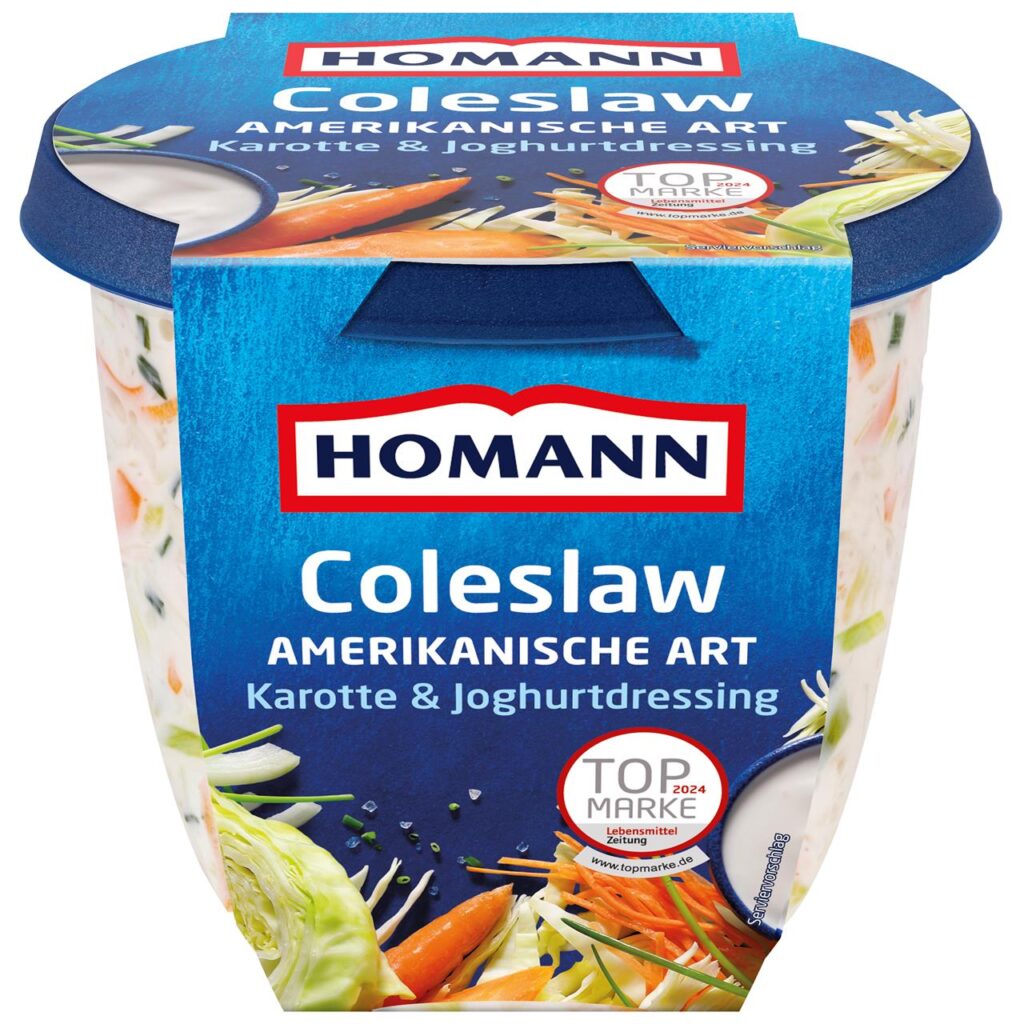 Der Homann-Coleslaw ist von der Rückrufaktion betroffen. Der Homann-Coleslaw ist von der Rückrufaktion betroffen.
