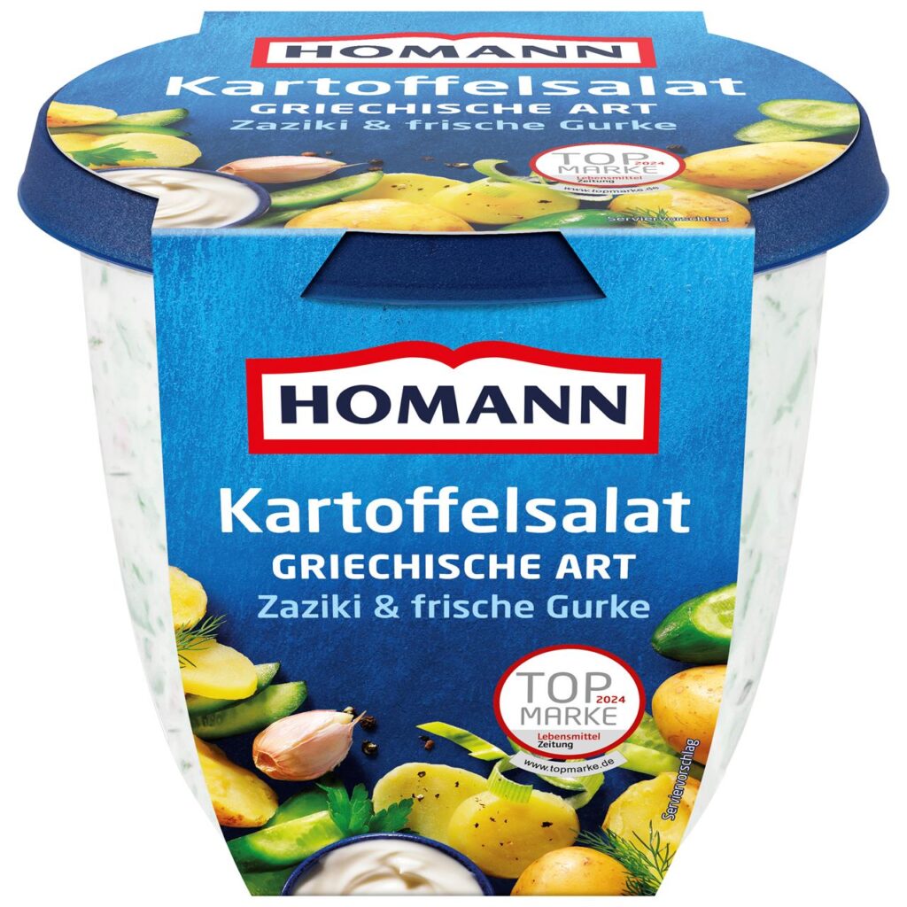 Der Homann-Kartoffelsalat ist von der Rückrufaktion betroffen. Der Homann-Kartoffelsalat ist von der Rückrufaktion betroffen.