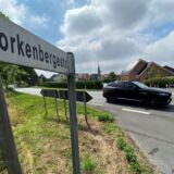 Ansicht der Kreuzung Borkenbergestraße/Bundesstraße 58 in Hullern