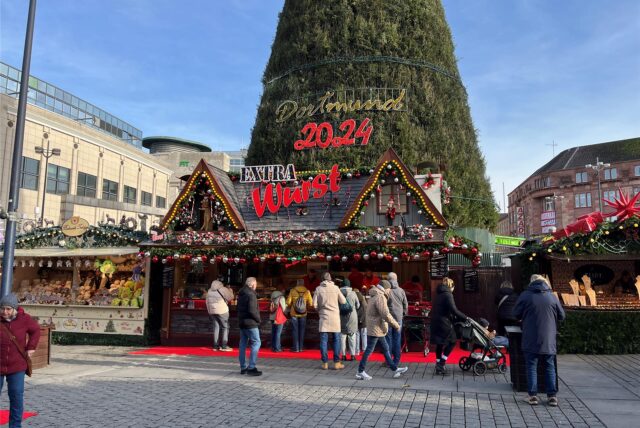 Softopening auf dem Weihnachtsmarkt in Dortmund. Seit 21.11. ist die Weihnachtsstadt eröffnet.