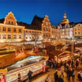 Der Weihnachtsmarkt in Recklinghausen aus der Vogelperspektive