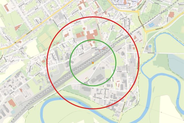 Evakuierungsradius
