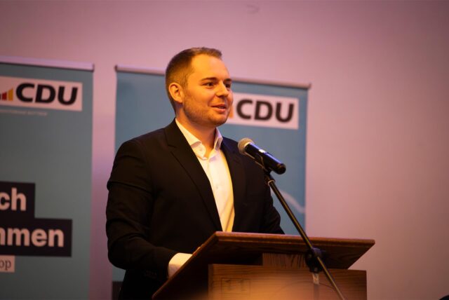 Nicklas Kappe tritt für die CDU im Wahlkreis Dorsten, Bottrop und Gladbeck an.