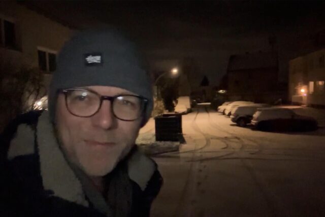 In der Nacht zum 22. November 2024. schneite es in Castrop-Rauxel. Am Morgen lagen etwa 2 cm Schnee.