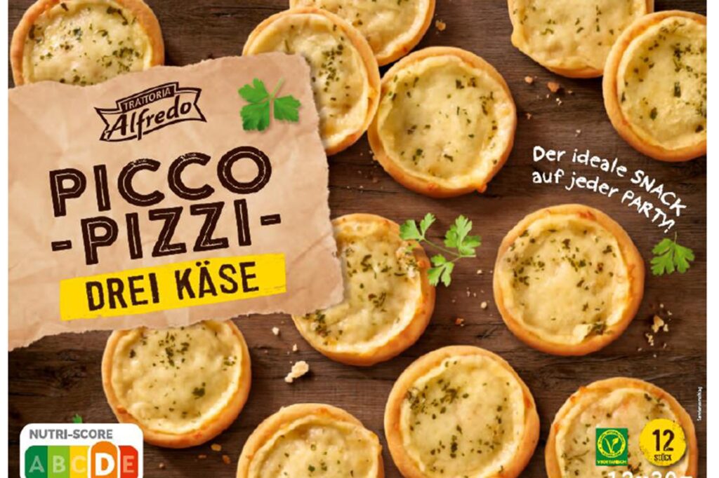 Eine Packung der Tiefkühl-Pizza von Lidl, für die es eine Rückrufaktion gibt.