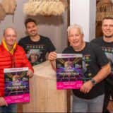 Christian Zehren, Arne Feldmann, Wolfgang Dietel und Markus Schenk in den Seeterrassen.