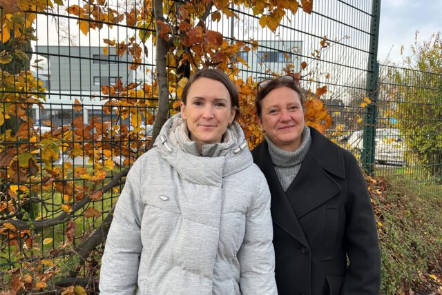 Als Sozialarbeiterinnen arbeiten Lina Kania und Nadine Kötters