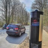 Ein Blitzer steht an einer Straße in Oer-Erkenschwick.