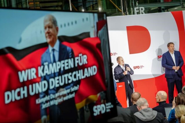 Scholz führt die SPD zum zweiten Mal als Kanzlerkandidat in die Bundestagswahl.