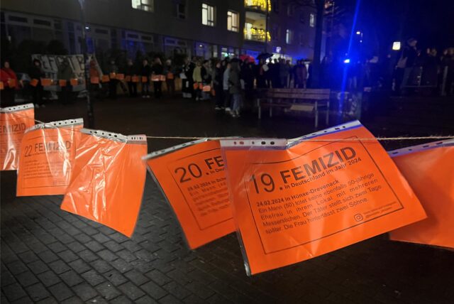 Rund 180 Menschen zogen am Montagabend durch das Unionviertel.
