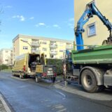 Wasserohrbruch in Dortmund-Wellinghofen im Blenkerweg