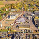 Das Luftbild zeigt den möglichen Ansiedlungsbereich von Lidl-