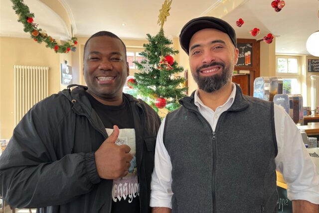 Eventmanager Francisco und Thomas Saljuki