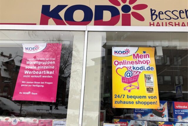 Kodi-Schaufenster