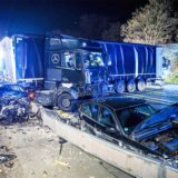 Eine Unfallstelle auf der A1.