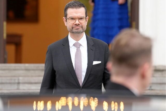 Marco Buschmann (FDP), ehemaliger Bundesminister der Justiz, verlässt das Schloss Bellevue. (zu dpa: «Buschmann soll neuer FDP-Generalsekretär werden»)