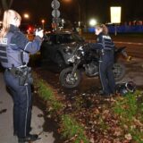 Die Bochumer Straße Richtung Innenstadt ist gesperr