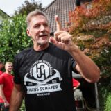 Der Schauspieler Ralf Moeller aus Recklinghausen bei einem Fototermin