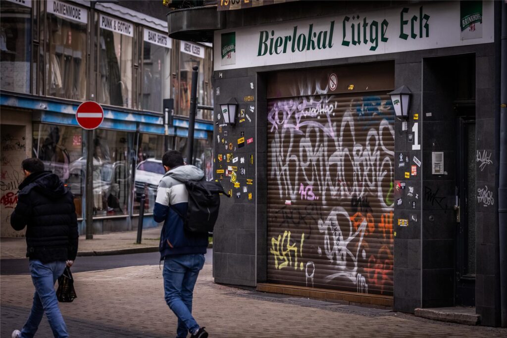 Das Bierlokal Lüdge Eck im Brückviertel in Dortmund.