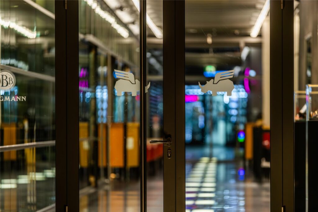 Der Hintereingang zum Konzerthaus an der Brückstraße.