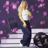 Shirin David beim Lollapalooza Festival Berlin auf der Bühne