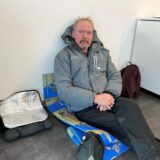 Der wohnungslose Markus N. in der Volksbank in Haltern