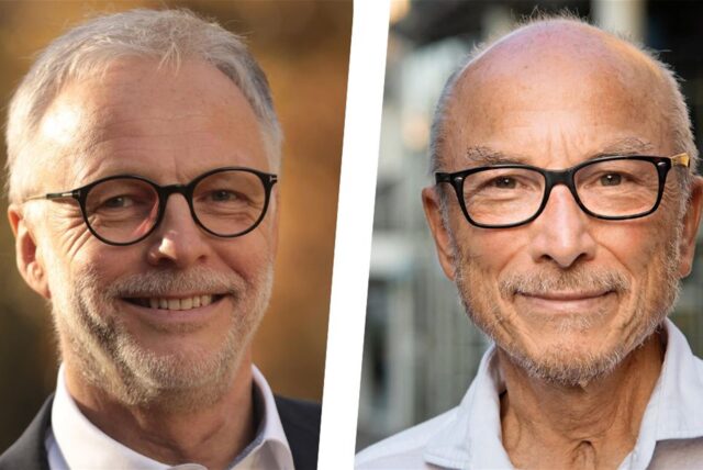 Hertens Bürgermeister Matthias Müller und sein Amtsvorgänger Fred Toplak.
