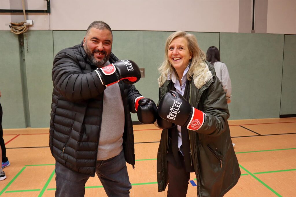 Adil Tamouh und Regina Kleff im Adil Tamouh und Regina Kleff im