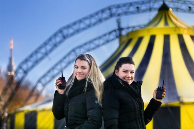 Tatjana Kastein (r.) ist mit ihrer Schwester Larissa seit 2018 für die Shows in Dortmund verantwortlich.
