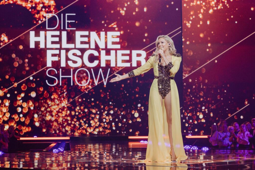 Helene Fischer steht bei der Helene Fischer steht bei der
