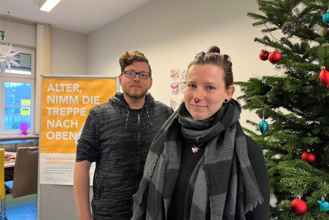 David Wäscher und Judith Flashove