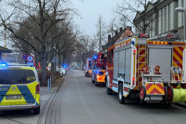 Feuerwehreinsatz in Dorsten im Harsewinkel