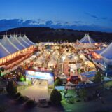 Das Zeltfestival Ruhr in Bochum aus der Vogelperspektive.