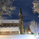 St. Georg Kirche in Alt-Marl im Schnee