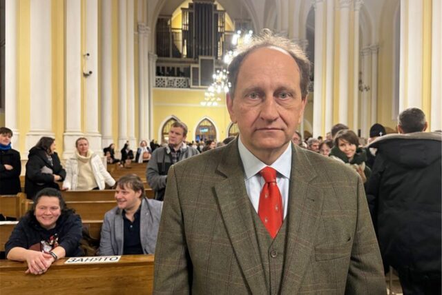 Deutscher Botschafter Graf Lambsdorff.