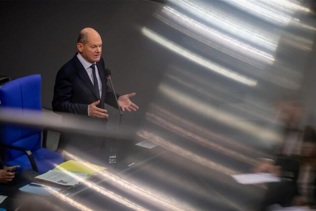 Bundeskanzler Olaf Scholz (SPD)
