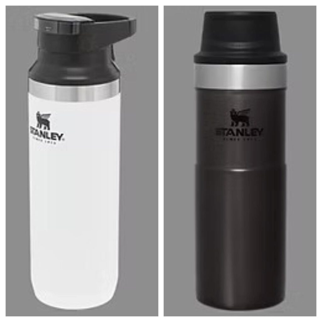 Zwei Produkte von Stanley, für die es eine Rückrufaktion gibt. Zwei Produkte von Stanley, für die es eine Rückrufaktion gibt.