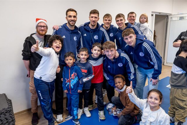 Die Schalker Spielerbesuche lösten Begeisterung aus.