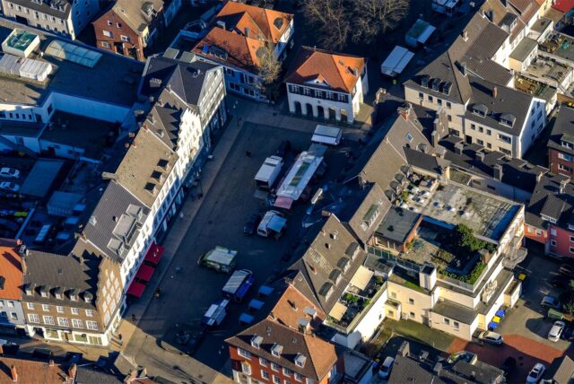 Der Marktplatz in Dorsten