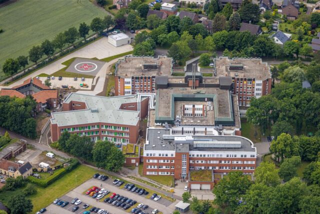 St. Elisabeth Krankenhaus aus der Luft