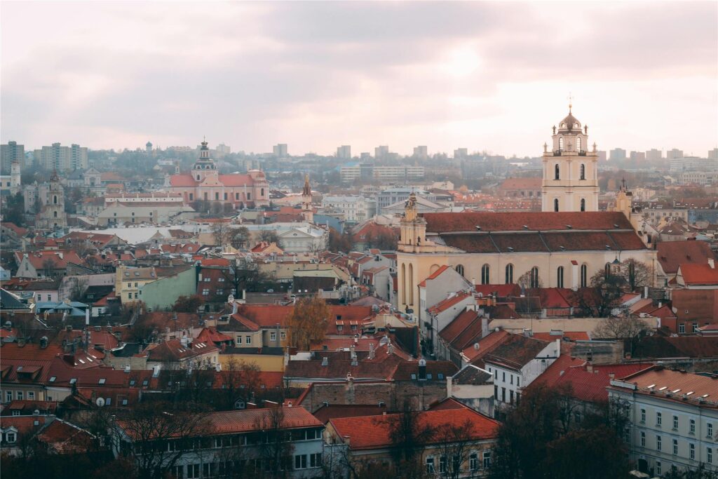 Die Altstadt von Vilnius in Litauen Die Altstadt von Vilnius in Litauen