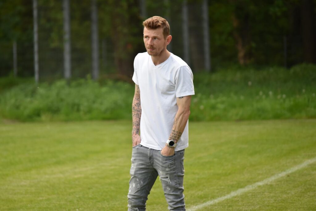 Dominic Schenkel, Spielertrainer von Eintracht Waltrop. Dominic Schenkel, Spielertrainer von Eintracht Waltrop.