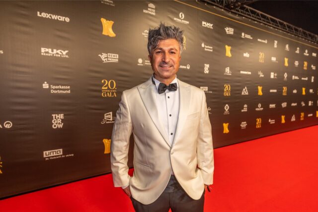 Dortmunder Lottomillionär Kürsat „Chico“ Yildirim bei der Kinderlachengala 2024.