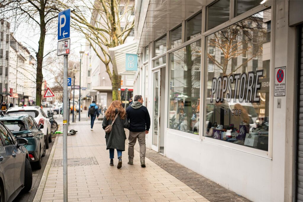 Der Store von außen Der Store von außen