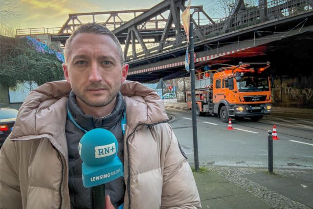 Philipp Pohl ist an der Straße Oestermärsch Dortmund vor Ort.